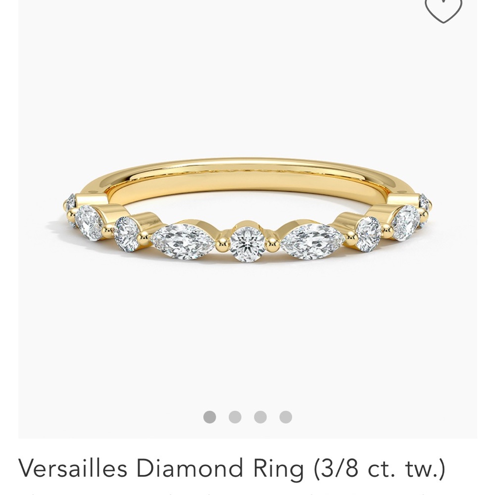 Brilliant Earth Versailles Diamond Wedding Band 3/8 carats total 18k gold